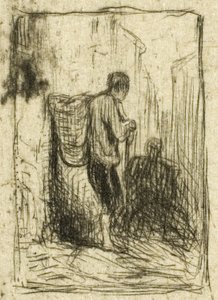 Rongyszedő alkotó: Charles Emile Jacque