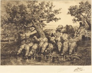  alkotó: Charles Emile Jacque