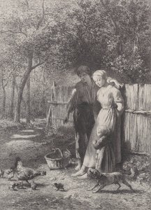 1864 tavasza. alkotó: Charles Emile Jacque