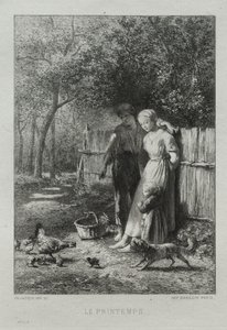tavasz. alkotó: Charles Emile Jacque