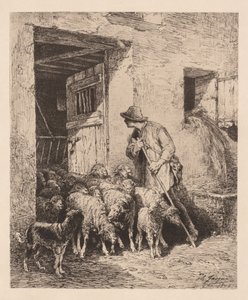 A falka kilép A falka kilépése, 1876. alkotó: Charles Emile Jacque