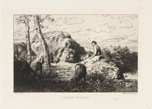 A tékozló fiú alkotó: Charles Emile Jacque