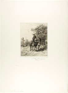 A vontatóút alkotó: Charles Emile Jacque
