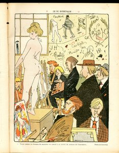 Az esztétikus akt (illusztráció) alkotó: Charles Emile called Carlegle Egli