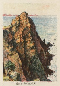 Dél-Afrika: Cape Point, CP (színes litográfia) alkotó: Charles Ernest Peers