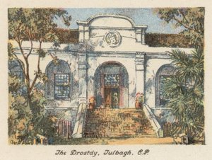Dél-Afrika: Drostdy, Tulbagh, CP (színes litográfia) alkotó: Charles Ernest Peers
