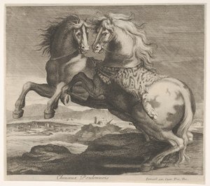 Chevaux Poulonnous. alkotó: Charles Errard le fils