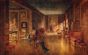 Knole House: Leicester Gallery (színes litográfia) alkotó: Charles Essenhigh Corke