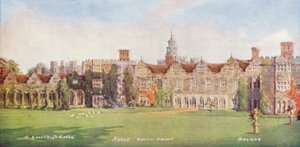 Knole House: Knoleole College: déli homlokzat (színes litográfia) alkotó: Charles Essenhigh Corke