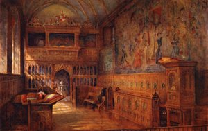 Knole House: Chapel (színes litográfia) alkotó: Charles Essenhigh Corke