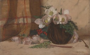 Rózsás csendélet, 1885-87 körül (olaj, vászon)
