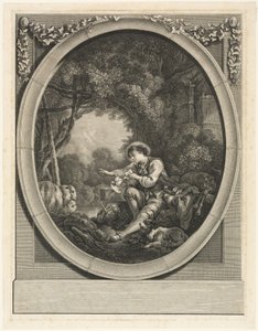 A futár megérkezik alkotó: Charles Etienne Gaucher