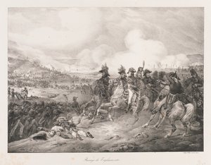 Átkelés a Iagliomentón, 19. század eleje (litho) alkotó: Charles Etienne Pierre Motte