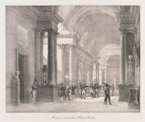 Belépés Berlinbe, 19. század eleje (litho) alkotó: Charles Etienne Pierre Motte