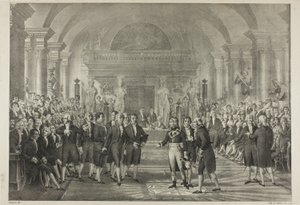 Napóleon a Képviselőházban, Napóleon politikai és katonai életéből alkotó: Charles Etienne Pierre Motte