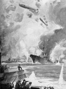 Cuxhaven Raid, 1914. december 25., 1926. alkotó: Charles Fouqueray