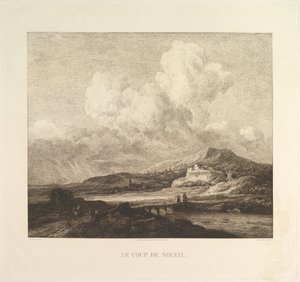 A napfény kitörése, 1860. alkotó: Charles Francois Daubigny