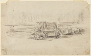 Egy mezőgazdasági kocsi alkotó: Charles Francois Daubigny