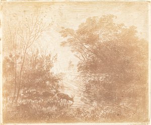 Szarvas alkotó: Charles Francois Daubigny