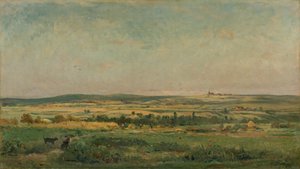 gabona betakarítás alkotó: Charles Francois Daubigny