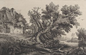 A lugas, 1838. alkotó: Charles Francois Daubigny