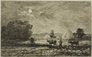 Holdfény Valmondoisban alkotó: Charles Francois Daubigny