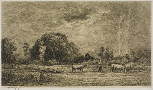 Holdkelte alkotó: Charles Francois Daubigny