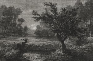 Holdkelte az Andilly-völgyben alkotó: Charles Francois Daubigny