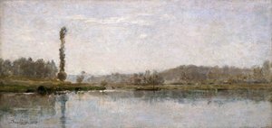 „Morning on the Oise, Auvers”, 1837-1878 alkotó: Charles Francois Daubigny