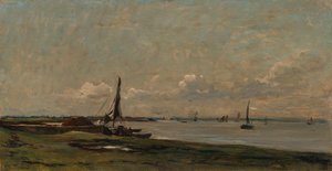 a Temze torkolata alkotó: Charles Francois Daubigny