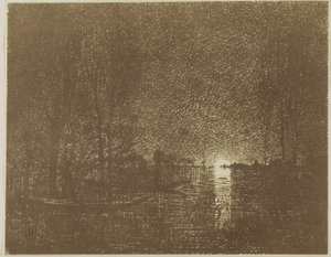 Éjszakai hatás alkotó: Charles Francois Daubigny