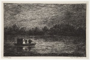 Éjszakai utazás alkotó: Charles Francois Daubigny
