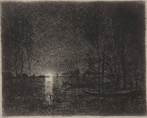 Éjjeli darab alkotó: Charles Francois Daubigny