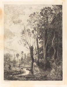 Szatír (A szatír) alkotó: Charles Francois Daubigny