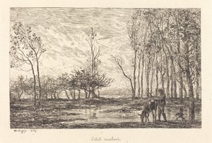 Napnyugta alkotó: Charles Francois Daubigny