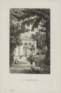 A Jardin des Plantes amfiteátruma alkotó: Charles Francois Daubigny