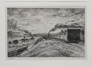 A hajókirándulás: az indulás (a visszatérés) alkotó: Charles Francois Daubigny