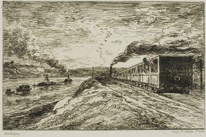 Az indulás (a visszatérés) alkotó: Charles Francois Daubigny