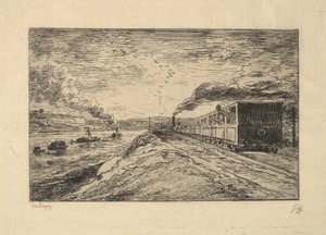 Az indulás, 1861. alkotó: Charles Francois Daubigny