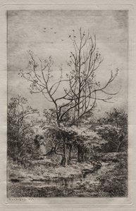 A gyümölcsöskert, 1868. alkotó: Charles Francois Daubigny