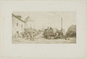 Az aratógép alkotó: Charles Francois Daubigny