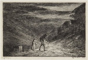 Fogadó keresése alkotó: Charles Francois Daubigny