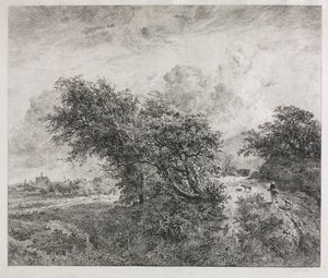 The Thicket, 1855. alkotó: Charles Francois Daubigny