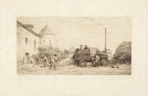 A cséplőgép alkotó: Charles Francois Daubigny