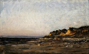 Villerville, Normandia alkotó: Charles Francois Daubigny