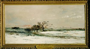 Winter (festmény vászonra) alkotó: Charles Francois Daubigny