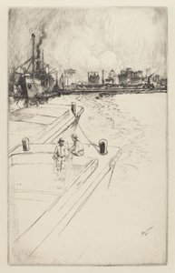 New York a kikötőből, 1905.