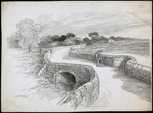 Swarkestone Bridge, Stanton By Bridge, Derbyshire alkotó: Charles George Harper