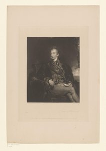 Klemens portréja Metternichtől Metternich herceg (cím a tárgyon) alkotó: Charles George Lewis