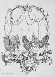 Country Ballet Ballet Champêtre, az Essai de Papilloneries Humaines par Saint A...-tól, kb. 1756-60.